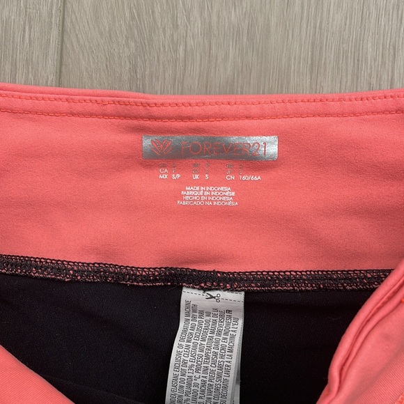Black - orange gray banded yoga active pants - Picture 2 of 6